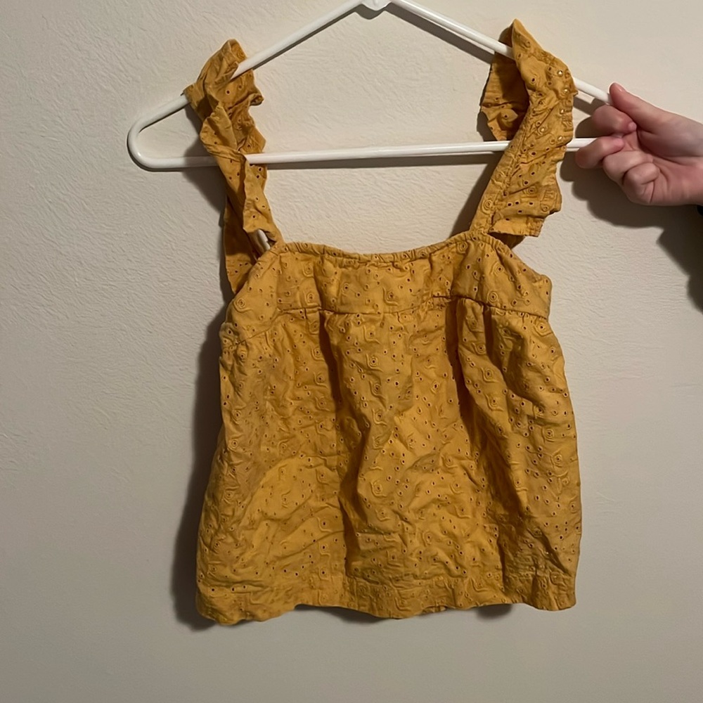 yellow francesca’s top